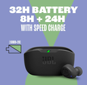 JBL Vibe Buds True Wireless Headphones / Black 