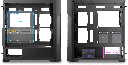 ANTEX AX90 Mi-Tower Gaming Case + Side Window - Sin PSU, Sin Abanico