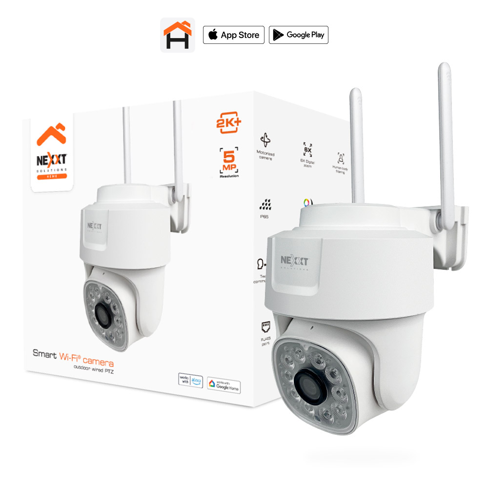 Nexxt NHC-OP10 - Cámara Motorizada IP Para Exteriores / 2K / Blanco