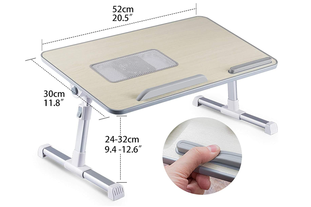 Genérico A9 Escritorio Multifuncional para Laptop/Gris