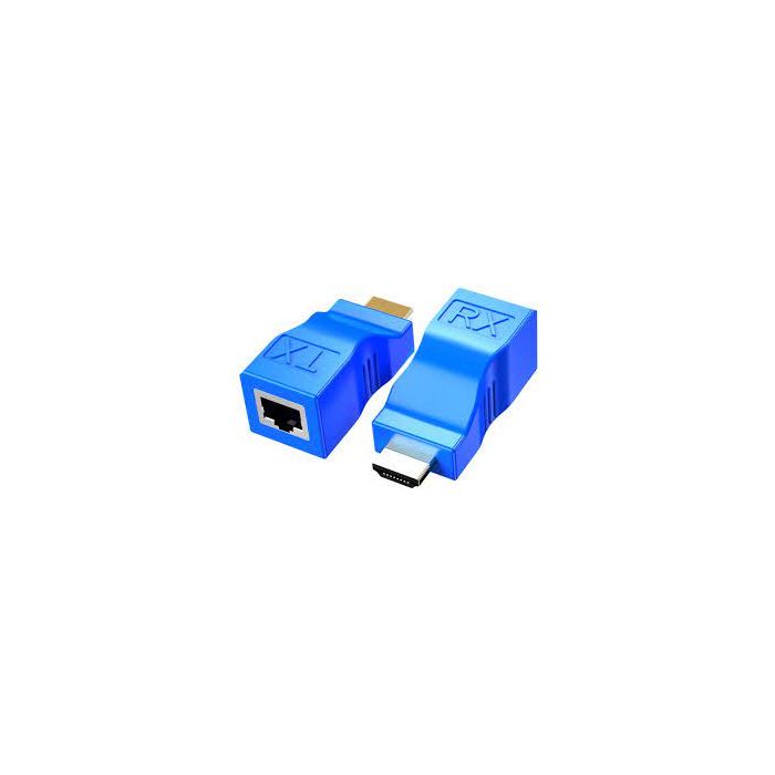 GENERIC  HDMI RJ45 Passive Extender (1 Pair) CAT6/6E 30M max for 1080p