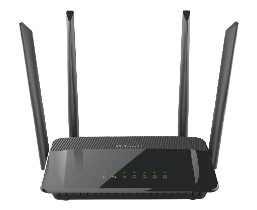 [DLI-NET-ROU-DIR822-BK-323] Dlink DIR-822 Wifi Router - AC1200 / 4-Puertos10/100 / Negro