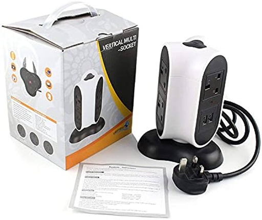 [GEN-MSC-ACC-JW701-NA-323] GENERIC JW701 Vertical Multi-Socket 7 Outlet