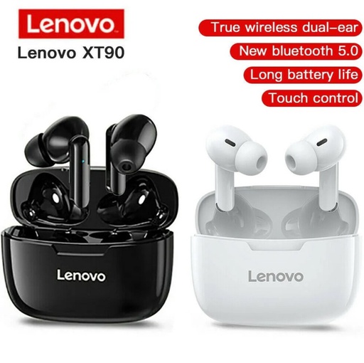 [AUD-CEL-LEN-XT90-WH-125] Lenovo XT90 Bluetooth Earphone
