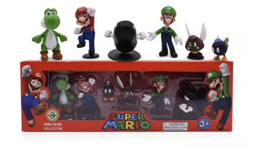 [GNC-MSC-TOY-SUPERMARIO-NA-323] Generic Collection Figure - Mario Super Set 6 Figures
