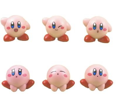 [GNC-GAM-ACC-KIRBY-NA-423] Generico Figura Mini Kirby Set de 6 unidades