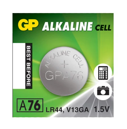 [GPA-MSC-BAT-GPLR44-NA-224] GP LR44 Battery 1.5V