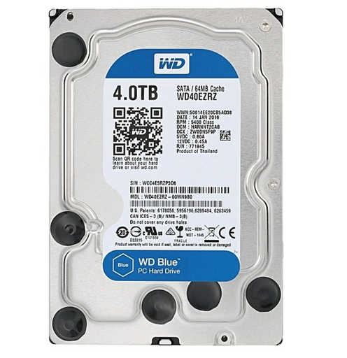[WD-STO-HDD-WD40EZRZ-BL-224] Western Digital HDD 5400RPM WD40EZRZ  - 4TB / SATA / 3.5&quot; / Azul