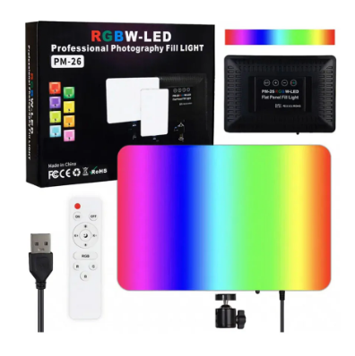[GNC-MSC-ACC-PM26-NA-424] Generic PM-26 RGBW-LED Professional Photography fill light