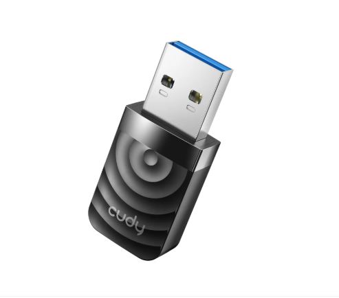 [CDY-NET-SWT-WU1300S-NA-424] Cudy WU1300S - AC 1300 Wireless Dual  Band USB Adapter