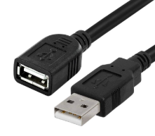 [GNC-MSC-ACC-USBHM3.0-BK-125] Generica Cable USB 2.0 Hembra-Macho /3.0M