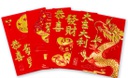 Sobres Rojo de tela para dinero / hongbao