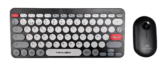 [GNC-MSC-ACC-CO27-BK-125] MIKUSO CO27 Combo Teclado y Mouese Inalambrico 