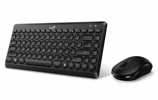 [GEN-KYM-ACC-31340013401-BK-325] Genius Q8000 - Combo Teclado y Ratón Luxemate / Español / Negro