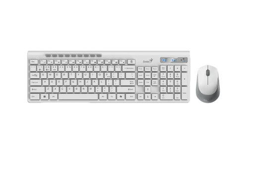 [GEN-KYM-ACC-31340015401-WH-325] Genius SlimStar 8230 - Combo Inalámbrico Bluetooth / Español / Blanco