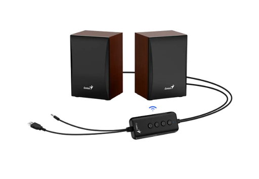 [GEN-SPK-ACC-31730034402-WD-325] Genius SP-HF380BT - Altavoz Bluetooth Estereo / 3W RMS / Madera