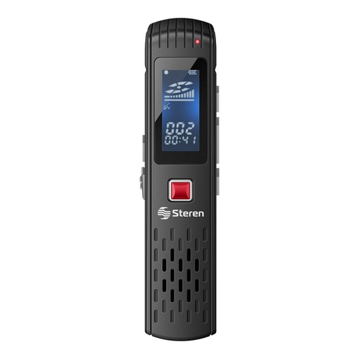 [ACC-SON-STE-REC852-BK-125] Steren Slim Voice Recorder - 8GB