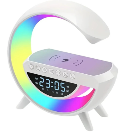 [GNC-MSC-ACC-BT3401-NA-225] Generic BT3401  Bocina diseño de luna con cargar inlambrico + Radio FM+Reloj