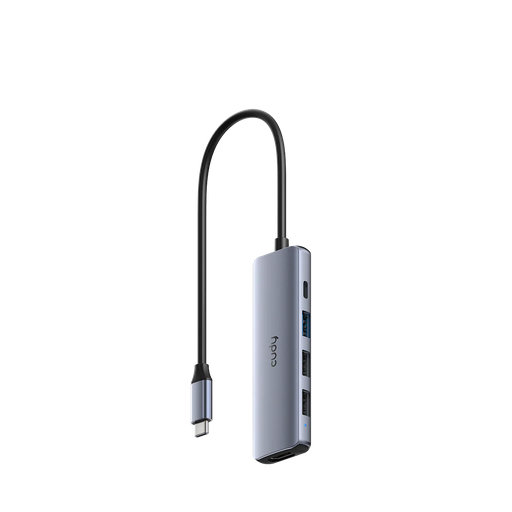 [ACC-LAP-CUD-UH405-NA-225] CUDY UH405 5-in-1 USB-C Docking Station / HDMI1.4 4K, USB2.0*2, USB3.2, PD 100W