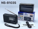 NNS NS8103S FM/AM Radio, Solar - Negro