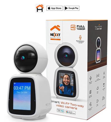 [NEX-NET-GAD-NHCIP20-225] Nexxt NHC-IP20 - Cámara PTZ inteligente Wi-Fi® de dos vías / FHD / Blanco 