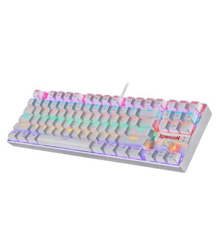 [KYM-GAM-RED-K552W-WH-225] REDRAGON KUMARA Teclado Mecánico Gaming TKL- Retroalimentación LED / Blanco