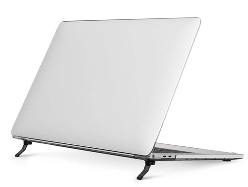 [WIWU-COM-ACC-HC12133-NA-325] WIWU HC-12 CARCASA PROTECTORA CON PATAS- SOPORTE PLEGABLE - MACBOOK AIR 2020 13.3&quot; / TRANSPARENTE