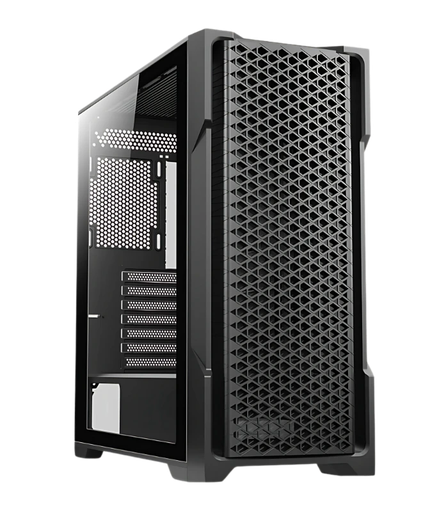 [CAS-GAM-ANT-AX90-BK-325] ANTEX AX90 Mi-Tower Gaming Case + Side Window - Sin PSU, Sin Abanico