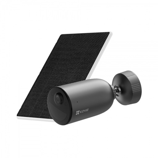 [EZV-CAM-SUR-EB3+PANEL-NA-425] Ezviz EB3 Cámara Smart Wifi Hogar - Cámara inteligente con batería + Panel Solar para el hogar / 2K / Negro